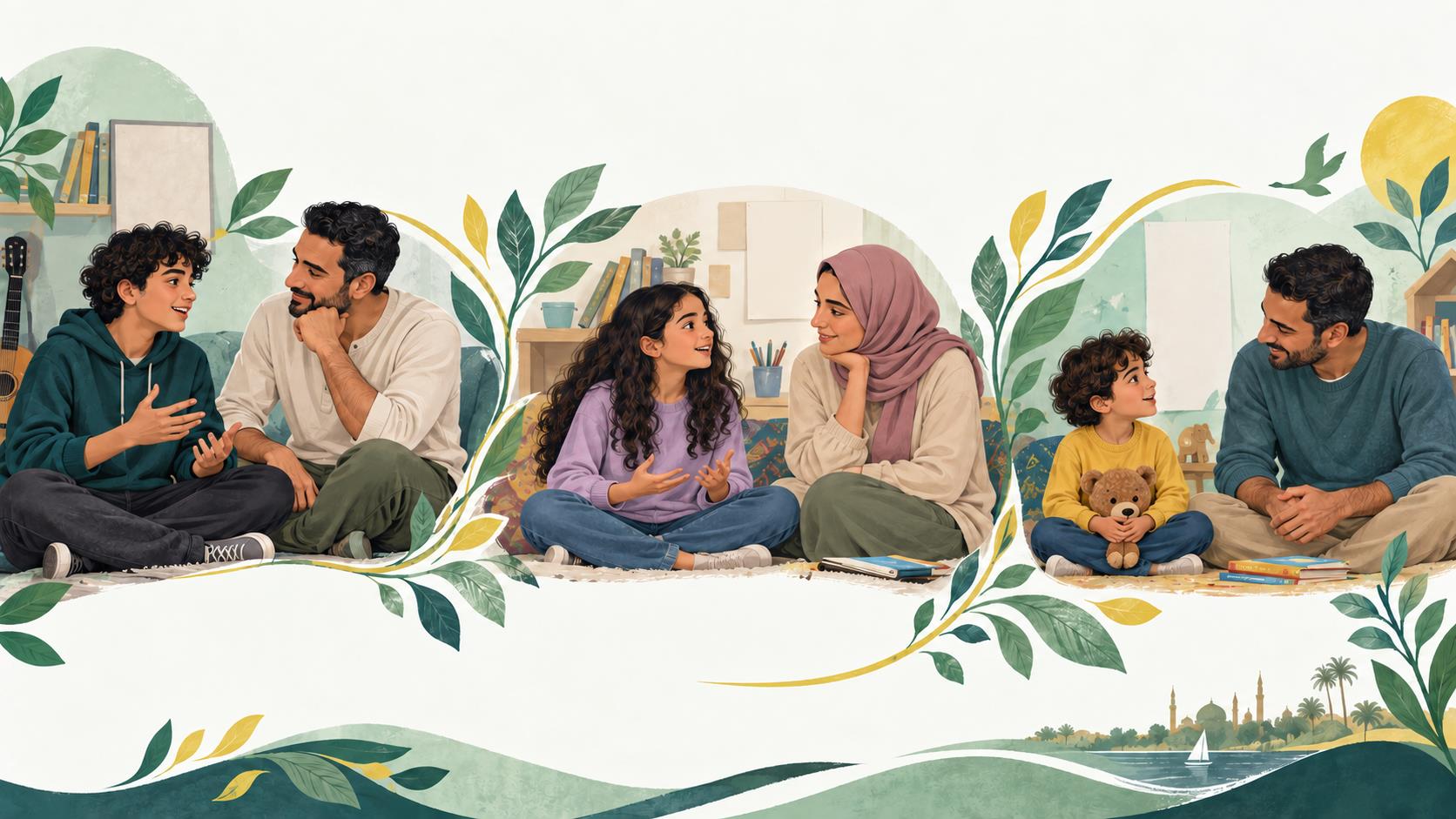 كل مرحلة محتاجة فهم مختلف: 6 إلى 9، 10 إلى 13، و14 إلى 18 سنة